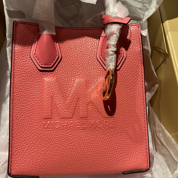 MK Mercer Extra-Small Pebbled Leather Crossbody Bag - Picture 2 of 3